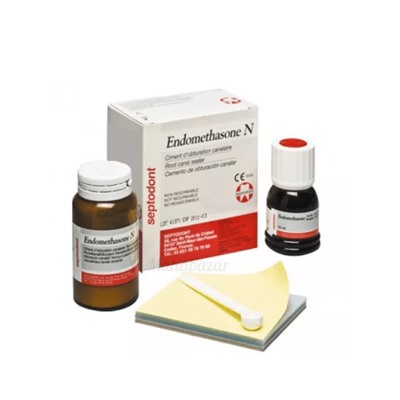 Эндометазон Н, 14 г + 10 мл, производитель Септодонт; Endomethasone N, 14 gm + 10 ml, Septodont