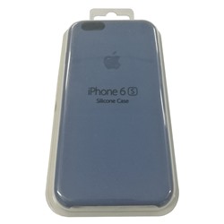 Силиконовый чехол для iPhone 6/6S сине-серый