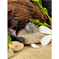 Серебряное кольцо с открывающейся кавачей, 15.25 г, размер - 18; Silver ring with folding kavacha, 15.25 g, Size - 8