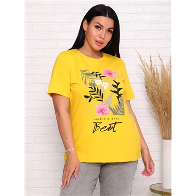 Рита(жёлтый) футболка женская