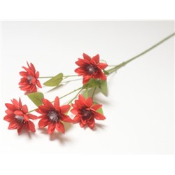 Искусственные цветы, Ветка с цветами лотоса 5 голов (1010237)
