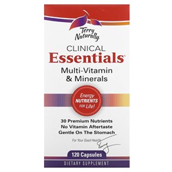 Terry Naturally Clinical Essentials, Multi-Vitamin & Minerals, 120 Capsules