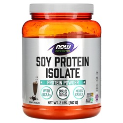 NOW Foods Sports, Soy Protein Isolate, Creamy Chocolate, 2 lbs (907 g)