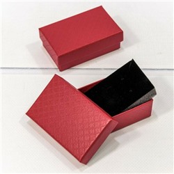 Подарочная коробка ювелирная Ромбики 8*5*2.5 см Красный 441245