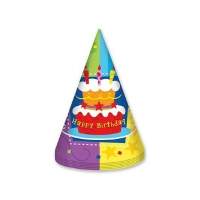 Колпак Торт Birthday 6шт 1501-1149