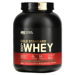 Optimum Nutrition Gold Standard 100% Whey, Chocolate Malt, 5 lb (2.27 kg)