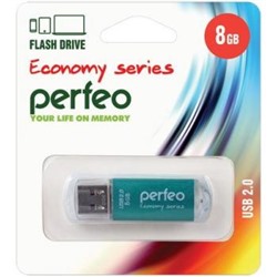 USB-флеш-накопитель PERFEO  8GB E01 Green economy series Perfeo {Китай}