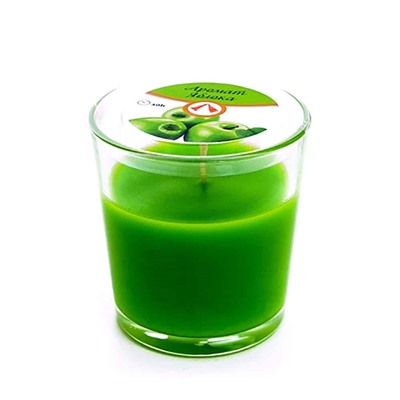 Свеча аромат в стакане зеленое Яблоко SH bw30523