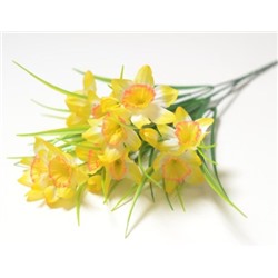 Искусственные цветы, Ветка в букете нарцисс 5 веток (1010237) без расцветки