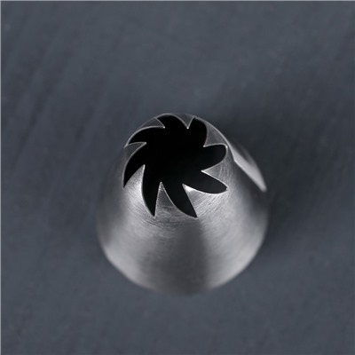 Насадка кондитерская «Закрытая роза», d=3 см, выход 0,9 см, нержавеющая сталь