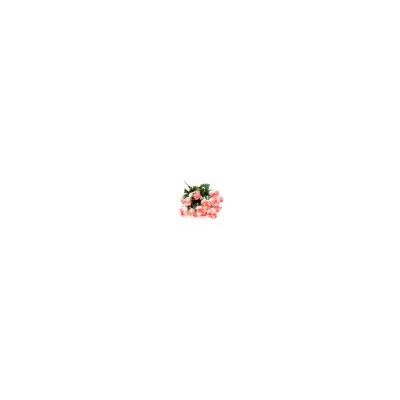 Искусственные цветы, Ветка в букете бутон розы 18 голов (1010237) микс