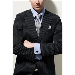 Набор из 2 аксессуаров: галстук платок "Мужские страсти" SIGNATURE #950210