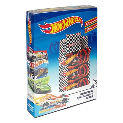 КПБ Павлинка Hot wheels бязь трек