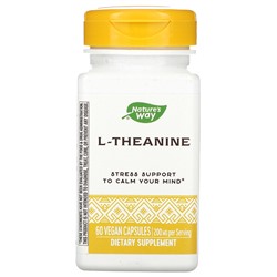 Nature's Way L-Theanine, 100 mg, 60 Vegan Capsules