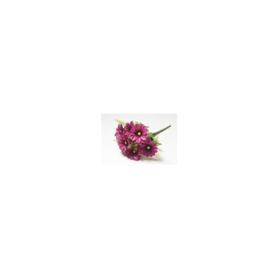 Искусственные цветы, Ветка в букете гербер 7 голов (1010237) микс