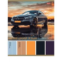 Тетрадь 36л "PANTONE" по немецкому языку 36-9317 эконом Проф-Пресс {Россия}