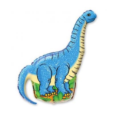 *Шар фольгированный фигурный "Динозавр голубой" 1206-0112 {Испания}