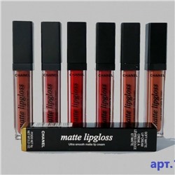 Блеск для губ CHANEL matte lipgloss (6шт)