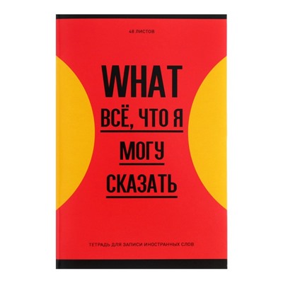 Словарь для записи иностранных слов А6, 48 листов "Запиши или забудь", обложка мелованный картон, вд-лак, блок офсет, МИКС