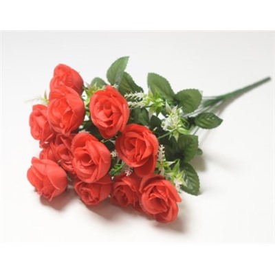 Искусственные цветы, Ветка в букете роза 13 веток (1010237)