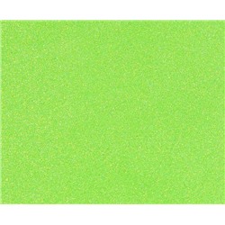 Фоамиран 50*50 см 2 мм Зеленый Н018 с блестками 10 шт/уп