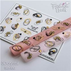 Fashion Nails, Слайдер-дизайн 3Dcrystal/45