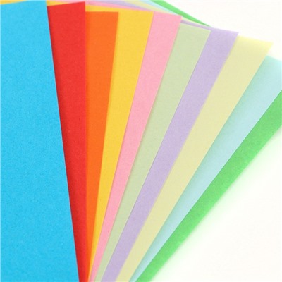 Бумага цветная для оригами, 15х15 см, 50 листов, 10 цветов, немелованная, двусторонняя, в пакете, 80 г/м², Щенячий патруль