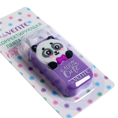 Корректирующая лента 5 мм х 6 м, deVENTE, 100% Cute Panda, фронтальный аппликатор