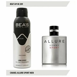 Дезодорант BEA'S 209 - Chanel Allure Homme Sport 200ml (M)