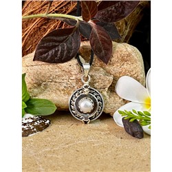 Серебряный кулон с кавачей из Жемчуга, 7.74 г; Silver pendant with Pearl kavacha, 7.74 g