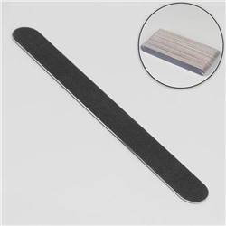 Пилка-наждак «Классика», на деревянной основе, абразивность 240, 18 см, цвет чёрный