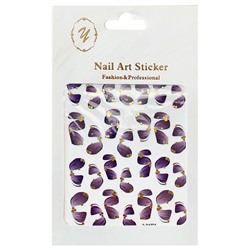 Nail Art Sticker, 2D стикер Z-D4304 (золото)