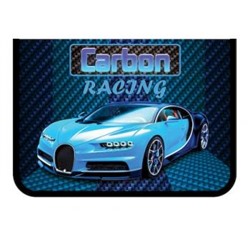 Папка для труда А4 молния вокруг 32,5х23х2,5 см ПТР-5 "CARBON RACING" Пчелка {Россия}