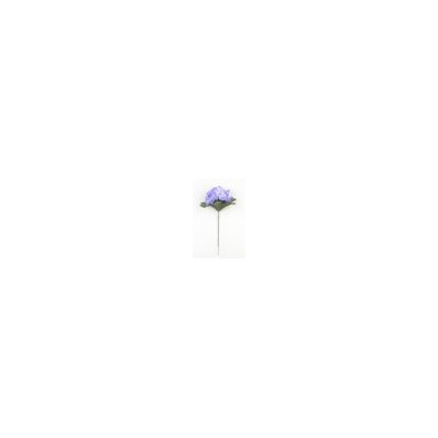 Искусственные цветы, Ветка в букете садилка фиалки 7 голов (1010237)