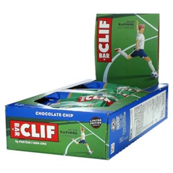 Clif Energy Bar, Chocolate Chip, 12 Bars, 2.40 oz (68 g) Each