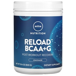 MRM Reload BCAA+G , Post-Workout Recovery, Lemonade, 29.6 oz (840 g)