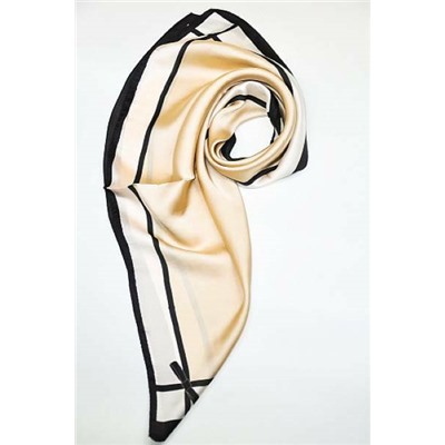 Женский шейный платок шелковый в горох (70*70 см) 68156