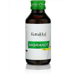 Масло Мигракот для лечения головной боли, 100 мл, производитель Коттаккал Аюрведа; Migrakot Oil, 100 ml, Kottakkal Ayurveda