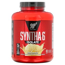 BSN Syntha-6 Isolate, Protein Powder Drink Mix, Vanilla Ice Cream, 4.02 lbs (1.82 kg)