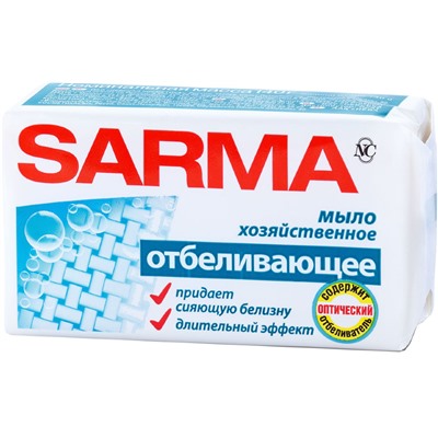 Хоз.ОТБЕЛИВАЮЩЕЕ мыло Sarma 140г