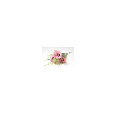 Искусственные цветы, Ветка в букете герберы 5 веток (1010237) микс