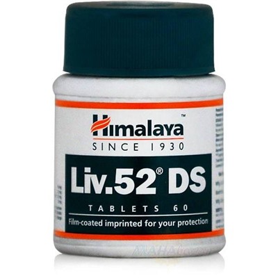 Лив-52 ДС, для лечения печени, 60 таб, производитель Хималая; Liv52 DS, 60 tabs, Himalaya