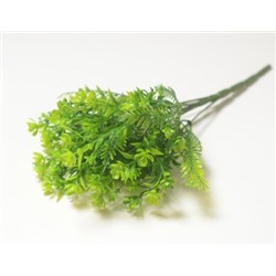 Искусственные цветы, Ветка в букете незабудка с мимозой (1010237) зеленый