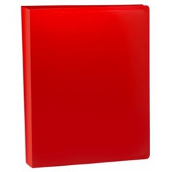 Папка с боковым зажимом пластиковая -ECB04CRED 0.5мм красная (1496693) BURO {Россия}
