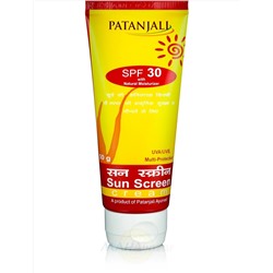 Солнцезащитный крем СПФ 30, 50 г, Патанджали; Sun Screen Cream SPF 30, 50 g, Patanjali