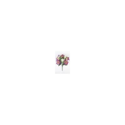 Искусственные цветы, Ветка в букете георгин с лилией 9 веток(1010237)