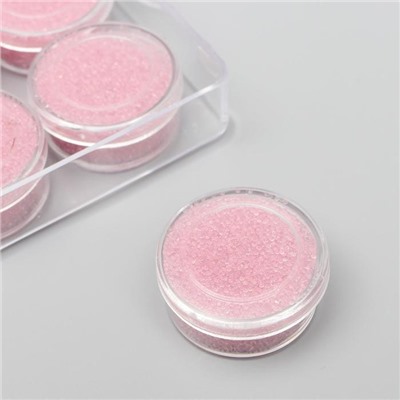 Микробисер стекло "Бледный розовый" набор 10 гр