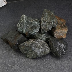 Камень для бани "Серпентинит" колотый 20 кг