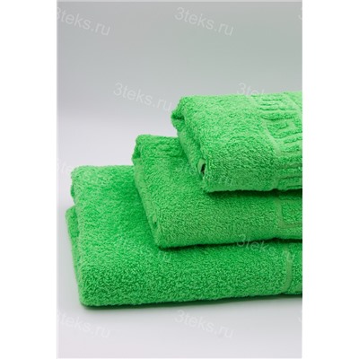 Полотенце махровое гладкокрашеное (Зеленый)