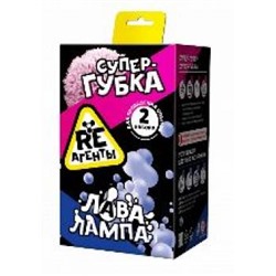 Научно-познавательный набор Re-Агенты "Супер-губка и Лава-лампа" EX103T Фабрика игрушек {Россия}